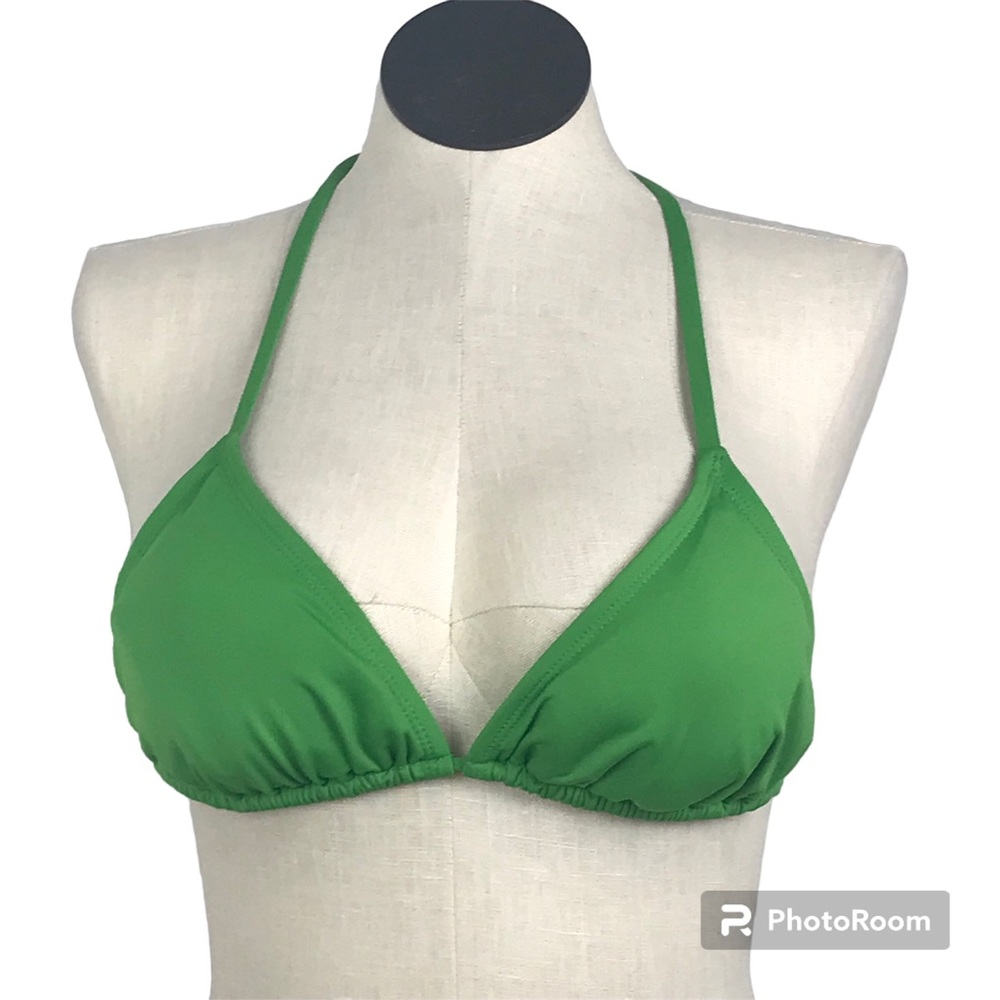 Liberty & Justice Triangle bikini top Women’s Size XL Color Green adjustable tie